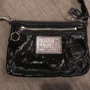 COACH Poppy crossbody patent leather *mint*